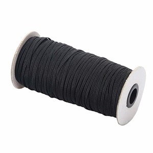 Bande <span class=keywords><strong>élastique</strong></span> tricotée à <span class=keywords><strong>coudre</strong></span> noire et blanche pour vêtement - Product Image 3