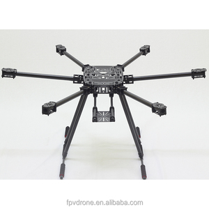 Full Carbon Fiber ZD850 ZD 850 850mm 6 eixos <span class=keywords><strong>Hexacopter</strong></span> <span class=keywords><strong>Kit</strong></span> Quadro com fibra de carbono Landing Skid - Product Image 1
