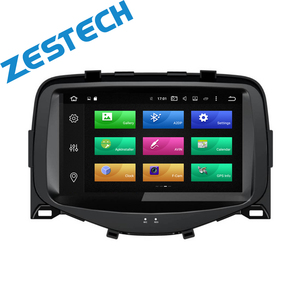 Lecteur DVD de voiture <span class=keywords><strong>Android</strong></span> 10.0 2din pour Peugeot 107 pour Toyota Aygo pour Citroën <span class=keywords><strong>C1</strong></span> 2005-2014 Stéréo GPS Radio Autoradio - Product Image 2