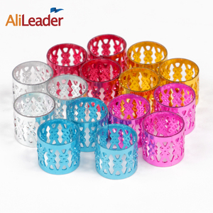 AliLeader di Buona Qualità Colorful Perle di Metallo Per Timori Anelli di Capelli Per <span class=keywords><strong>Trecce</strong></span> - Product Image 2
