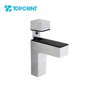 TOPCENT F Shape Bathroom Suspension Metal <strong>Mirror</strong> Glass Clamp Adjustable Shelf <strong>Brackets</strong> - Product Image 3