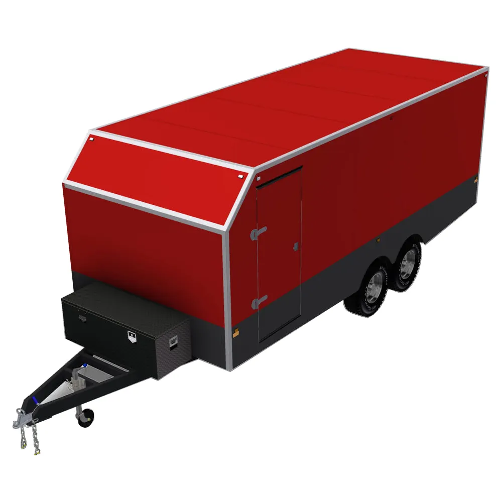 Factory Custom Aluminum Enclosed Utility Cargo Car Trailer