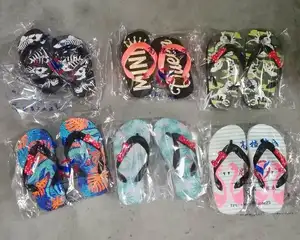 Chinelo de sandália para crianças, lote de estoque, sapatos personalizados, atacado