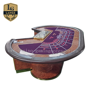 Muebles de Casino de Guangzhou, Mesa de Póker para 10 Personas con Portavasos y Fichas Flotantes - Product Image 4