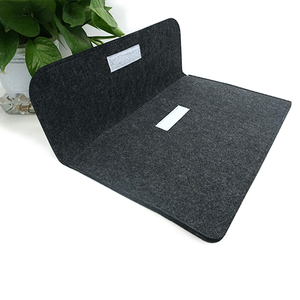 Grey or Custom Color A4 Document Bag Felt <strong>Laptop</strong> <strong>Sleeve</strong> in Stock - Product Image 6