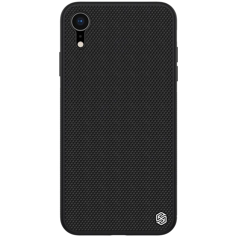 Nillkin refined nylon fiber textured case for iphone XR processed by weaving technology 3D texture TUP and PC material