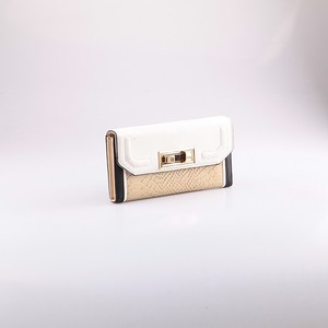 5286 Cartera para mujer con contraste de colores y acabado cocodrilo para toda las ocaciones, moderno , bonito y economico. - Product Image 3