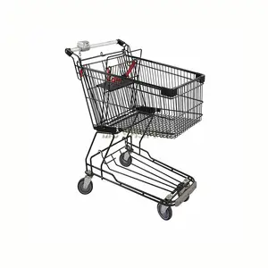 超市购物车带橡胶保险杠4轮婴儿座椅