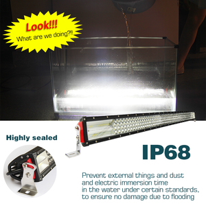 <span class=keywords><strong>Barre</strong></span> lumineuse <span class=keywords><strong>Spot</strong></span> Flood, 50 pouces 52 pouces 4 rangées, vente en gros, <span class=keywords><strong>barre</strong></span> lumineuse LED incurvée pour voiture - Product Image 2