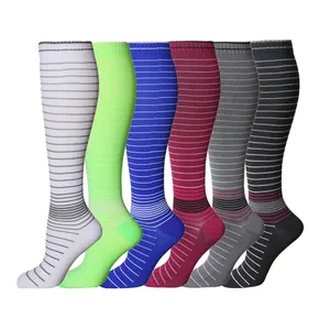 Kostenlose Probe Hohe Qualität Herren Sport Socken Individuelles Logo Kompression Socken Frauen Plus Größe