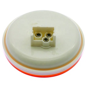 Vòng 24 Leds <span class=keywords><strong>4</strong></span> inch 12V 24V hổ phách màu đỏ rõ ràng màu xanh lá cây xe đuôi/dừng/bật đèn làm việc ánh sáng cho xe tải và trailer. - Product Image 5