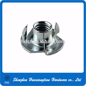5/16 ''3/8'' #10-24 304 in acciaio inox 316 mobili T dadi con 4 punte per legno - Product Image 4