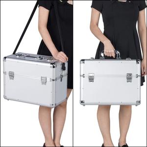 Lockable Aluminum <strong>Case</strong> <strong>Tool</strong> Box Storage <strong>Case</strong> for Electrician <strong>Technician</strong> and Engineer Four Tray Travel <strong>Case</strong> - Product Image 5