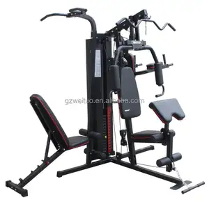 Équipement de <span class=keywords><strong>musculation</strong></span> à domicile Guangzhou Fitness, machine de <span class=keywords><strong>musculation</strong></span> multifonctionnelle à 3 stations pour l'entraînement des pectoraux, du dos, des épaules, des jambes et des bras - Product Image 2