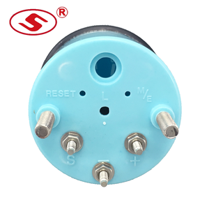 เกจวัดแรงดันไฟฟ้าแบบอนาล็อก LED หน้าปัดดำ 52 มม. ใหม่ 12V เกจวัดน้ำมันรถยนต์ - Product Image 4