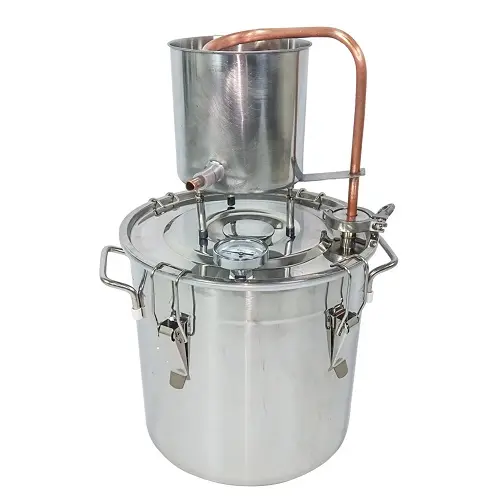 ムーンシャインアルコール蒸留器ホーム蒸留器5Gal/20L、ブランデーメーカー、蒸留器アルコールDIYホーム