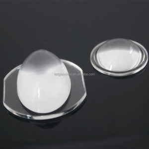 Led tùy chỉnh Glass freeform nửa-hình bầu dục hình elip hình dạng ống kính 50 mét - Product Image 6