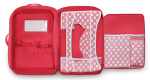 Twin Doll Traveling Trolley Set con sacos de dormir Colección Muebles Juguetes para 2 18 \ "Girl Dolls - Product Image 3