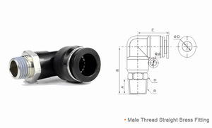 <span class=keywords><strong>Pl</strong></span> 10mm latón <span class=keywords><strong>pl</strong></span>ástico empuje racor neumático 1/2 accesorios de manguera interior garra agarre un toque de g del TNP hilo de rosca - Product Image 5