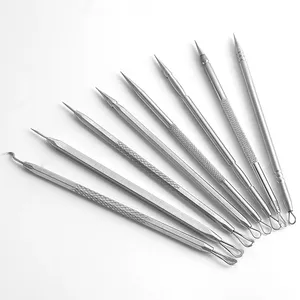 Strumenti per rimuovere i punti neri in acciaio inossidabile estrattore brufoli <span class=keywords><strong>Acne</strong></span> ago per imperfezioni - Product Image 1