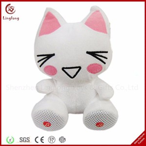 Animal personalizado Cable USB juguete <span class=keywords><strong>de</strong></span> peluche negro gatos <span class=keywords><strong>de</strong></span> peluche reproductor <span class=keywords><strong>de</strong></span> música muñeca peluche gato sentado <span class=keywords><strong>caja</strong></span> <span class=keywords><strong>de</strong></span> sonido - Product Image 2