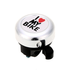 Campanello per Bicicletta YOUME in 4 Colori con Stampa 'I Love <span class=keywords><strong>My</strong></span> <span class=keywords><strong>Bike</strong></span>', Suono Chiaro e Forte, Allarme per MTB e Ciclismo all'Aperto - Product Image 5
