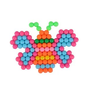 Çevre dostu Mini su boncuk DIY çocuk eğitici oyuncaklar Perler sigortalı yapışkan aqua sigorta boncuk