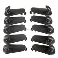 10pcs coche Snap antideslizante alfombra de sujetadores de plástico Clips Base sujetador hebilla para Corolla Highlander Vios 2011