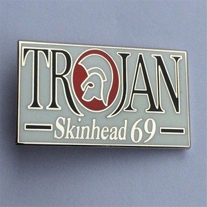 Mới Hot Trojan skinhead 69 men huy hiệu bán buôn Mod lambretta Scooter oi Punk cảnh tùy chỉnh kim loại cứng men Pin - Product Image 4