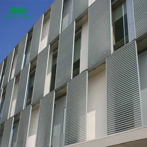 Pare-soleil extérieur, luxueux, en aluminium, modèle bâtiment - Product Image 1