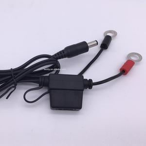 2464 #22 5A DC ตัวผู้5.5x2.1มม. สายฟิวส์8.5มม. ตัวนำทองแดงขั้วปลายวงแหวนสำหรับเครื่องใช้ภายในบ้านเส้นลวดมาตรฐานความยาว5มม. - Product Image 5