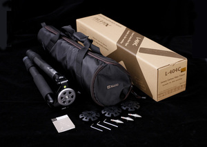 XILETU-trípode profesional de fibra de carbono L404C, trípode de caza para telescopio, cámara Digital, vídeo - Product Image 6