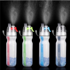 Nouveau Pressage Plastique Garder Froid Vélo Bouteille D'eau Avec Buse De Pulvérisation - Product Image 2