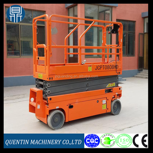 6-14M 380KG 자주식 전동 가위형 리프트, 창고용 자주식 배터리 전동 리프팅, 가격 - Product Image 6