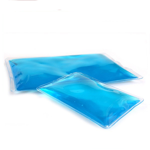 Paquete de hielo reutilizable para transporte, Parche de enfriamiento de fiebre Premium médico, paquete de hielo de Gel, muestras gratis