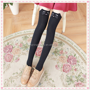 Comercio al por mayor estéreo gato oído sobre los calcetines de la rodilla, joven Japonesa de dibujos animados calcetines - Product Image 4