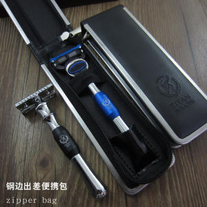 Бритва из нержавеющей стали с металлической ручкой - Product Image 4