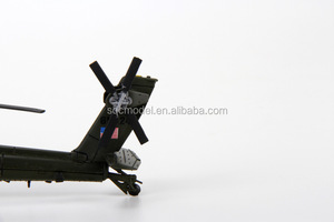 Modelo de Helicóptero Apache de Aleación Fundida a Presión a Escala 1:72, Modelo de Simulación - Product Image 5