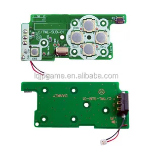 Replacement power F1 F2 fuse ABXY button PCB board for Nintendo DSi for NDSi PCB cross button board