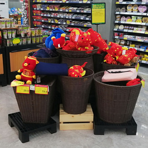 Huangtu Handmade Durable Fruit and <strong>Vegetable</strong> Supermarket Display <strong>Basket</strong> <strong>Stand</strong> - Product Image 6