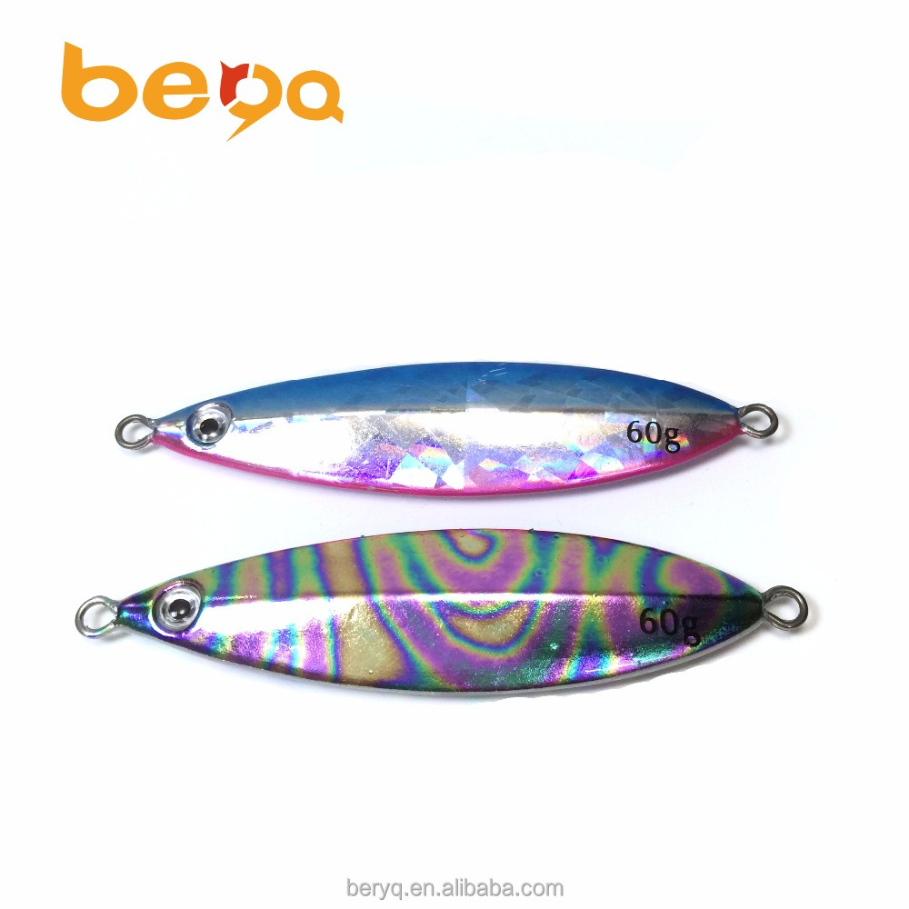 Lot De 5 Leurres De Pêche Plombs Métal Jigging - 10g à 60g, Chute Lente