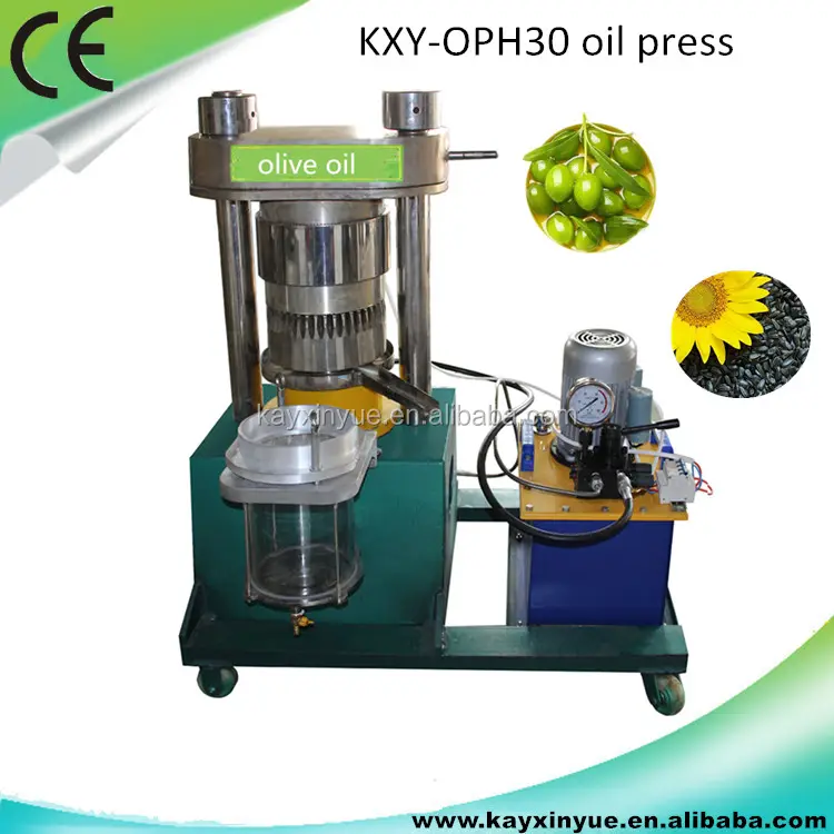 hydraulic olive walnut oil press machine in italy / small olive oil mill