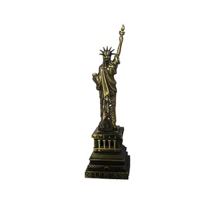 자유의 금속 동상 조각 기념품 선물, 사무실 가정 장식