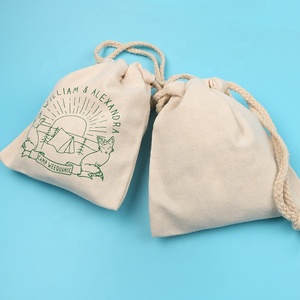 Bolso de lona con pantalla personalizada, diseño privado, bonito Logotipo de zorro Animal, con cordón, monedero para regalos - Product Image 5