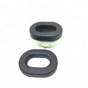 David <span class=keywords><strong>Clarks</strong></span>-almohadillas para la oreja de cuero, repuesto para la reparación de auriculares de piloto - Product Image 4