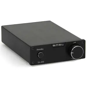 SMSL SA-98E 120W x 2 TDA7498E Classe T com fonte de alimentação Amplificador Digital