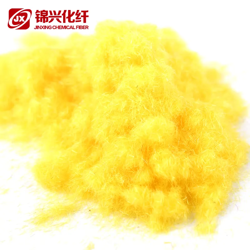 Polyester Flock Bột Micro Fiber 3D * 0.8Mm Màu Sáng MSDS Giấy Chứng Nhận