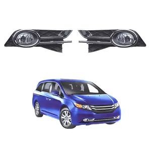 Auto car fog lamp with fog light cover for HONDA ODYSSEY 2014-2015