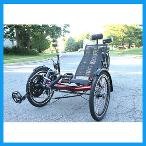 Électrique 250 W Moteur Couché <span class=keywords><strong>Tricycle</strong></span> Adultes avec Suspension Arrière - Product Image 3