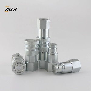 ZJ-FC ISO 16028 Sleeve Lock Non-spill Flush Valves Flush Face Hydraulic <strong>Quick</strong> Release Couplings